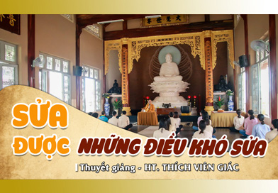 Sửa được những điều khó sửa - Thầy Thích Viên Giác