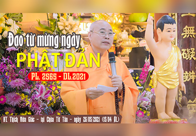 Đạo từ mừng ngày Phật Đản tại Chùa Từ Tân [PL.2565 - DL.2021]