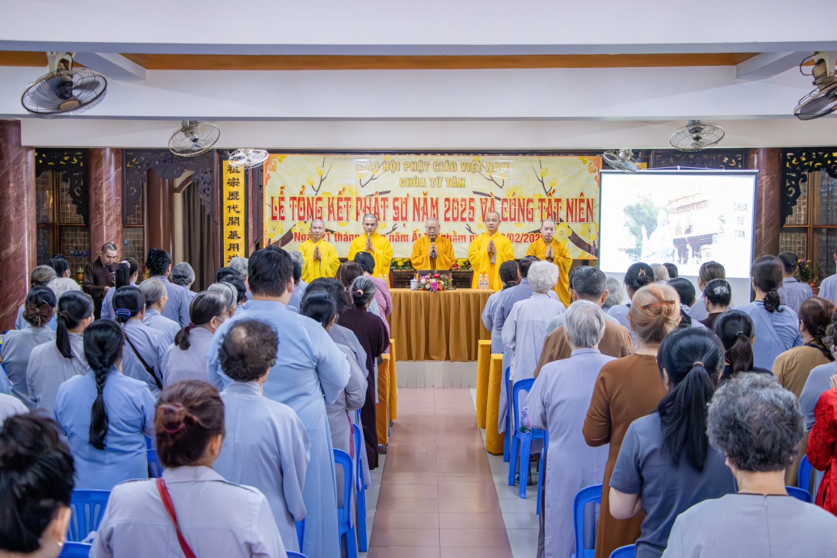 LỄ TỔNG KẾT PHẬT SỰ  VÀ CÚNG TẤT NIÊN NĂM ẤT TỴ 2025 TẠI CHÙA TỪ TÂN